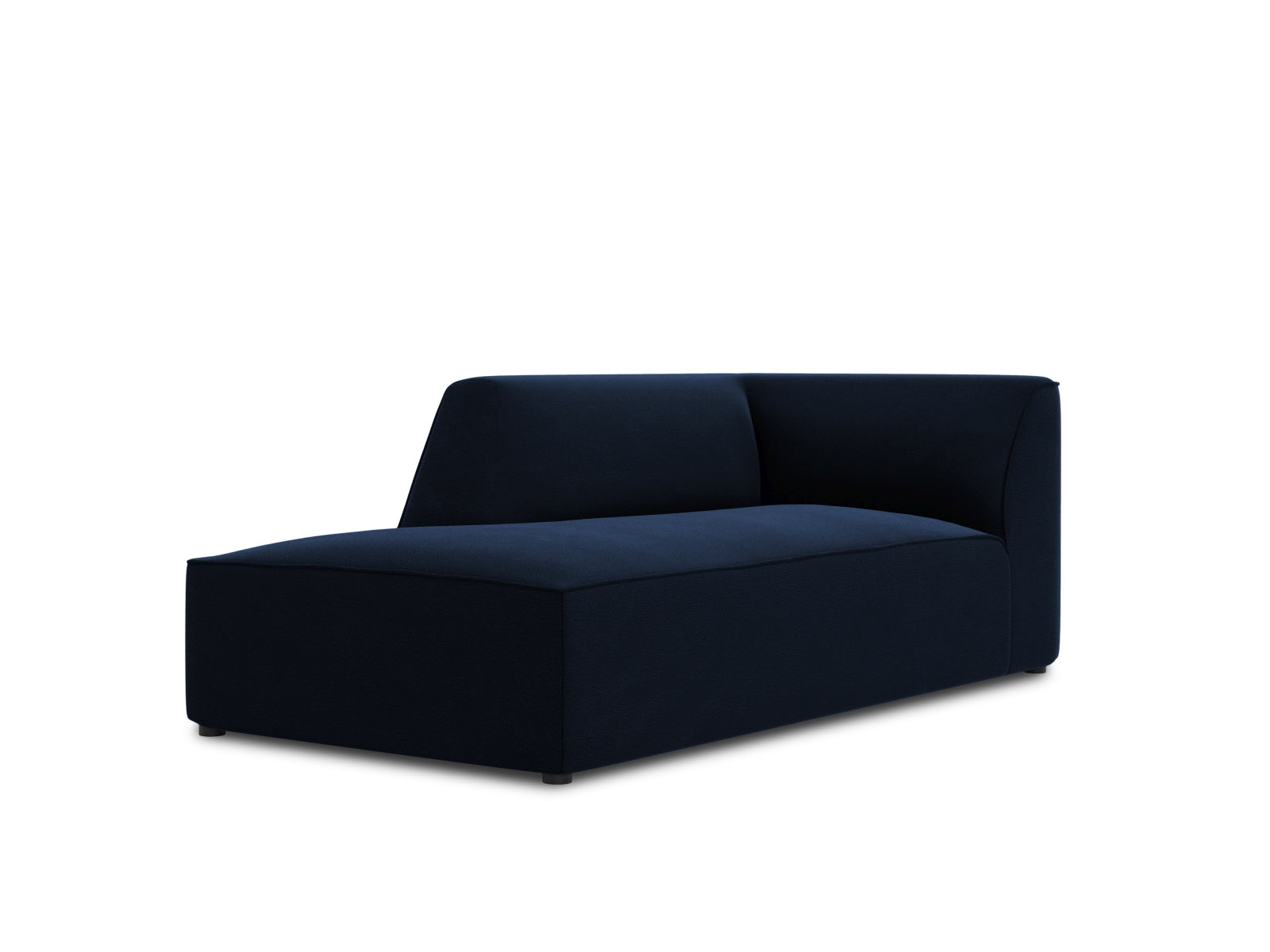 Elegantes linksseitiges Ruby Velour Sofa Chaise Lounge von Micadoni, ideal für stilvolle Wohnräume und komfortable Entspannung.