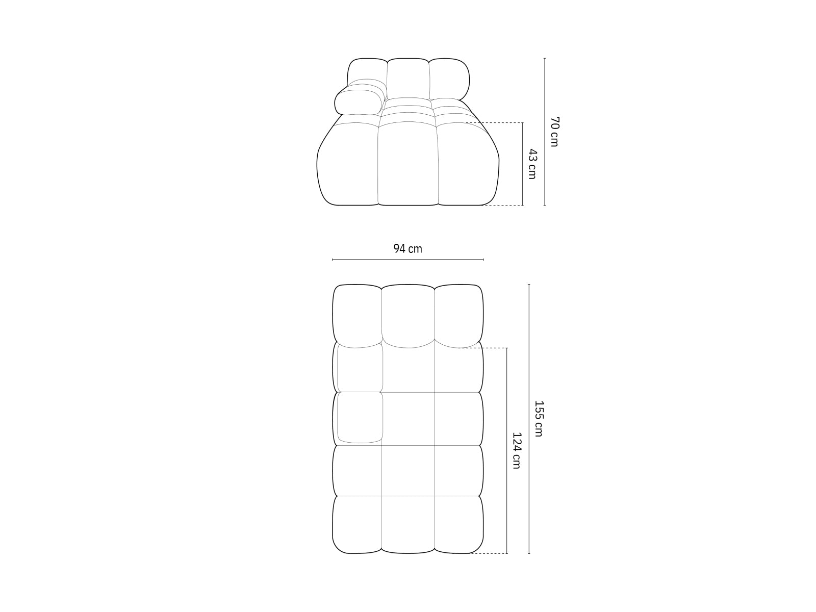 Entdecken Sie das Bellis Velour Sofa Chaise Lounge links von Micadoni – stilvoll, bequem und ideal für entspannte Momente in Ihrem Wohnzimmer.