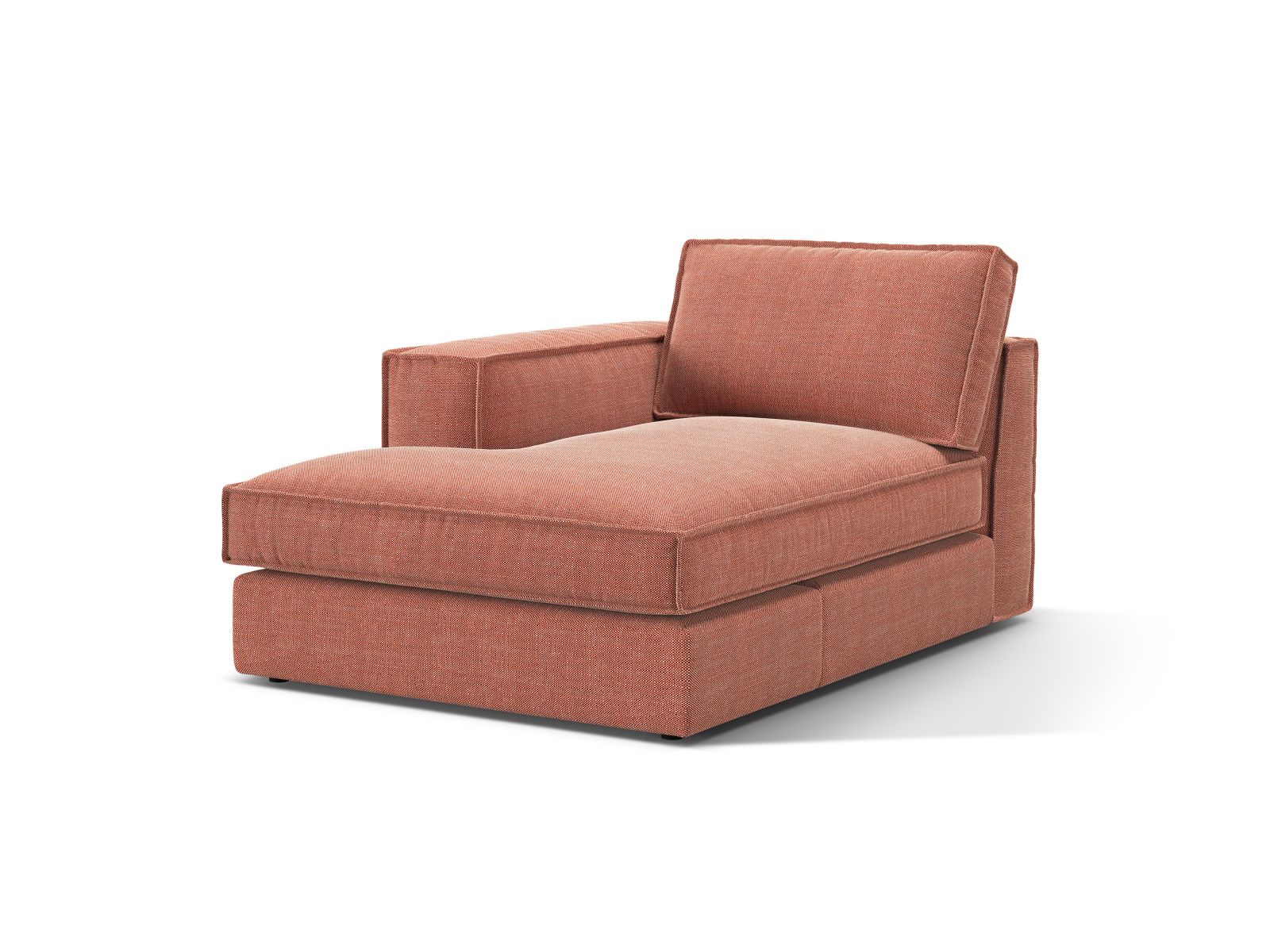 Elegante linke Chaise Longue Pola in stilvollem Design, ideal für moderne Wohnräume und vielseitig kombinierbar.