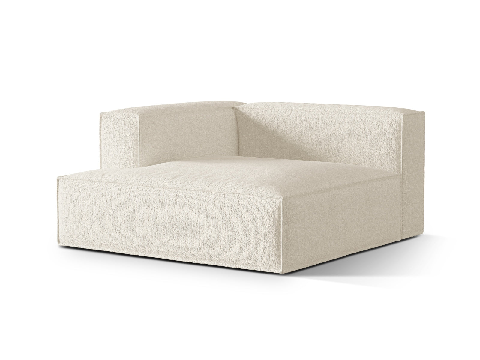Elegante Nuria Modular Chaise Longue links in Ivory-Monet, ideal für stilvolle Wohnräume. Hochwertiges Design von Micadoni.