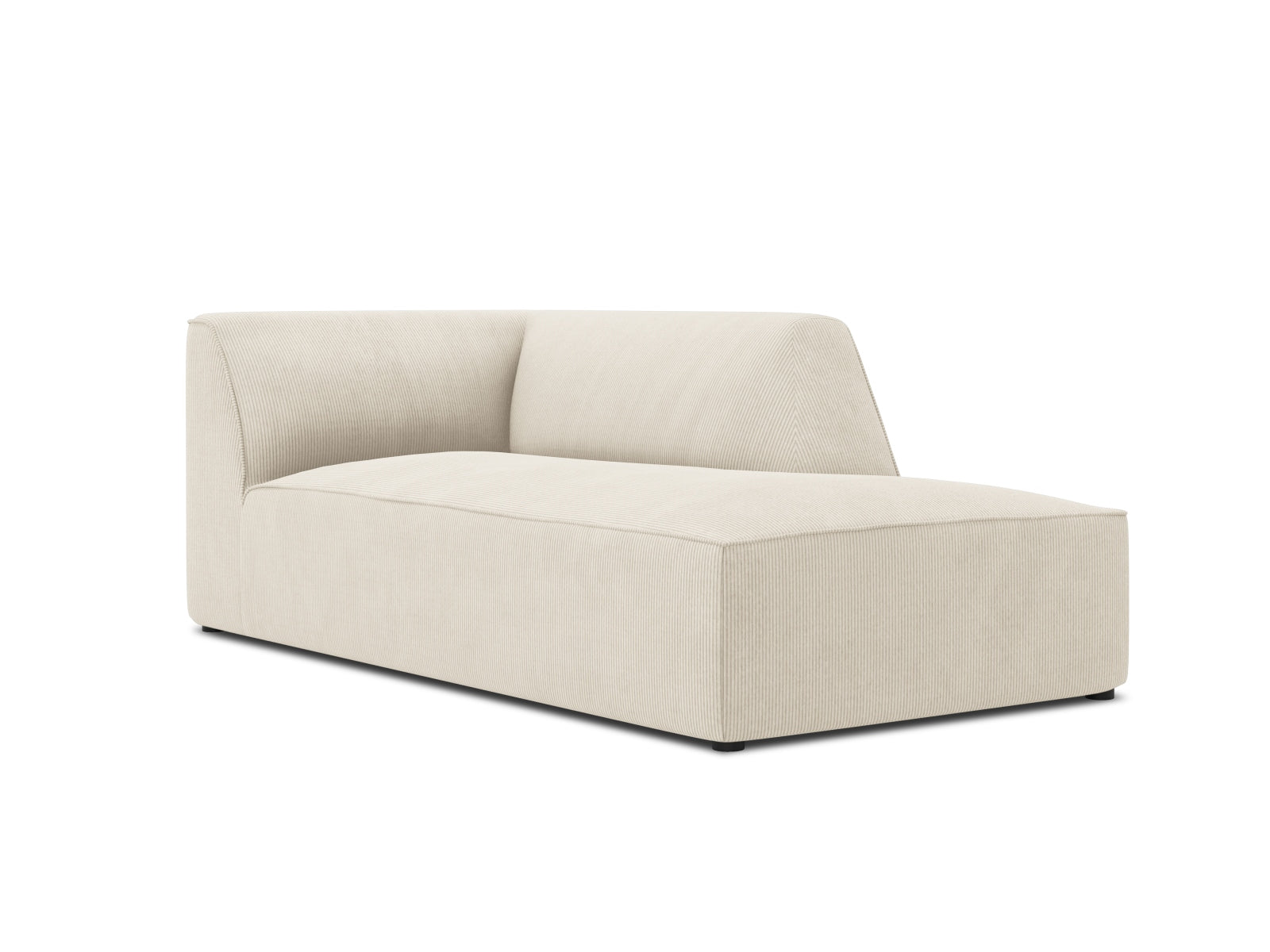 Ruby Sofa Chaise Lounge rechts 1 Sitz in Light Beige präsentiert im Onlineshop von KAQTU Design AG. L-Sofa rechts ist von Micadoni