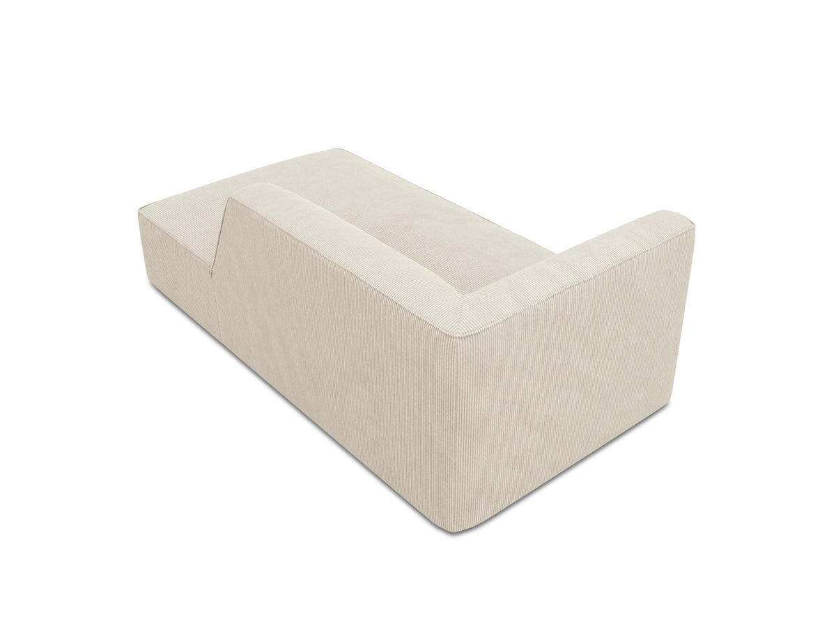 Ruby Sofa Chaise Lounge rechts 1 Sitz in Light Beige-Scala präsentiert im Onlineshop von KAQTU Design AG. L-Sofa rechts ist von Micadoni
