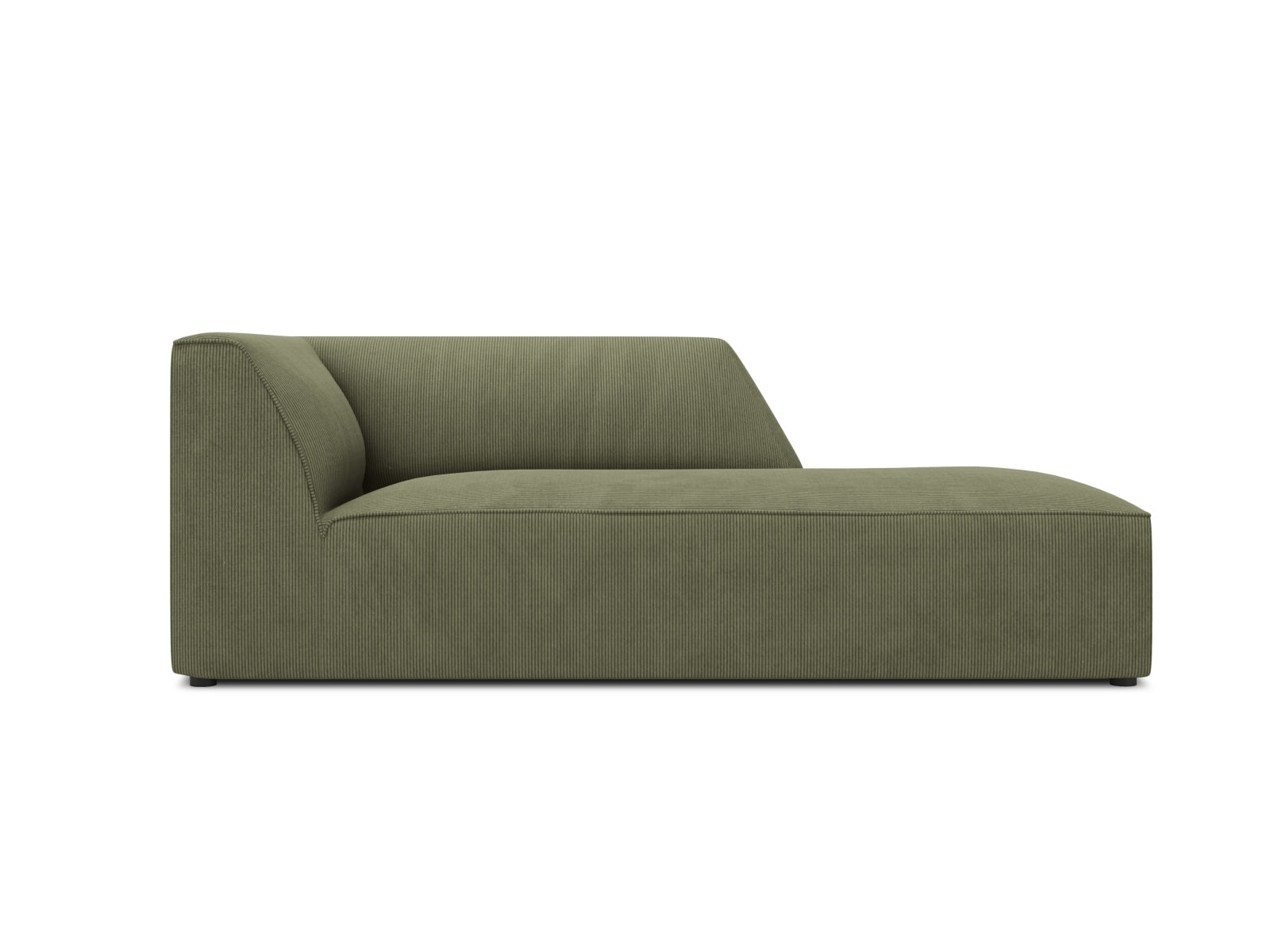 Ruby Sofa Chaise Lounge rechts 1 Sitz in Green präsentiert im Onlineshop von KAQTU Design AG. L-Sofa rechts ist von Micadoni