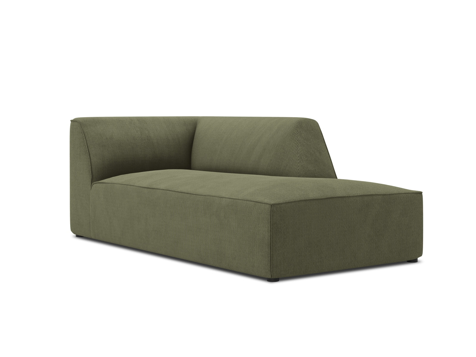Ruby Sofa Chaise Lounge rechts 1 Sitz in Green präsentiert im Onlineshop von KAQTU Design AG. L-Sofa rechts ist von Micadoni