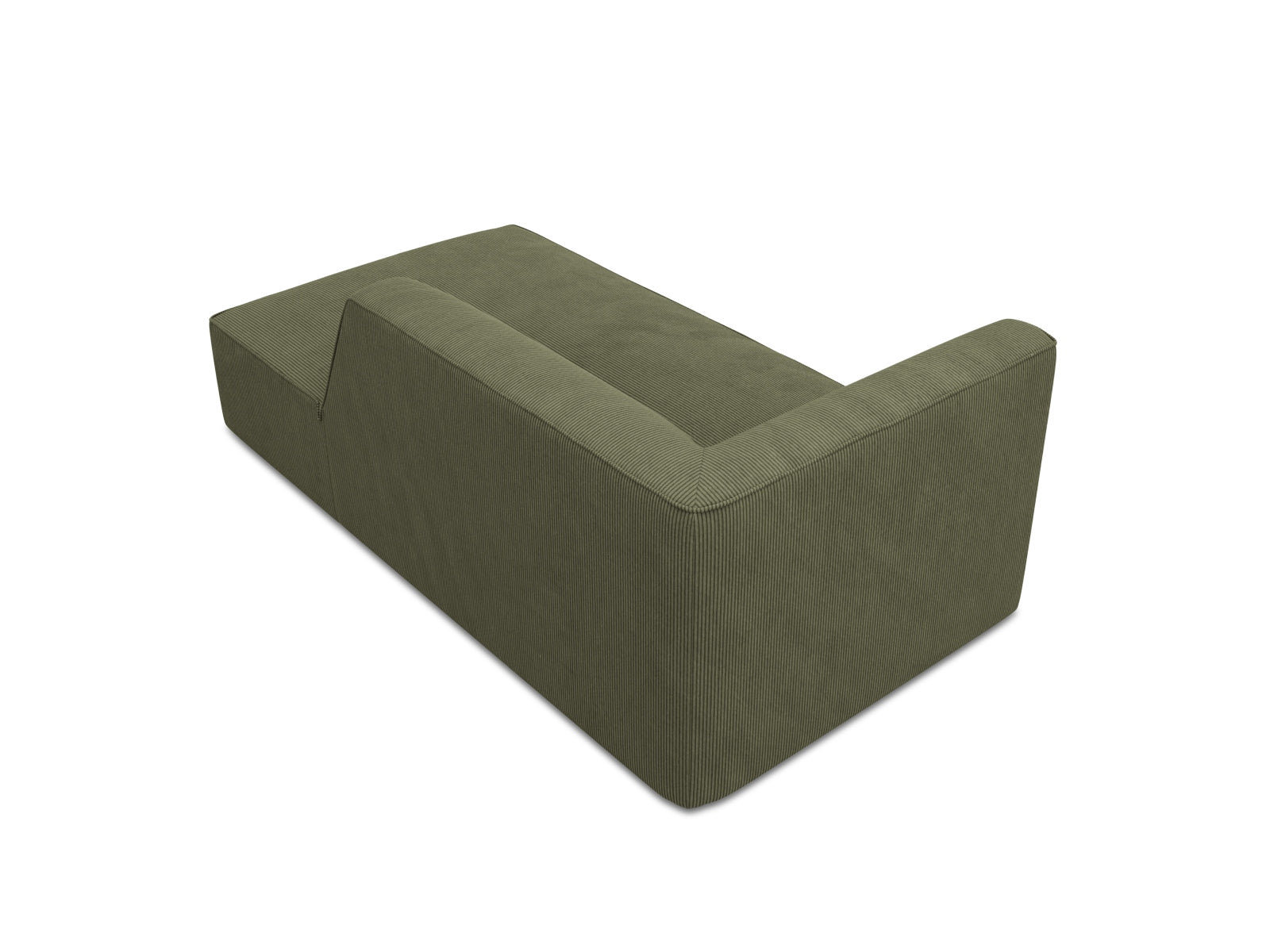 Ruby Sofa Chaise Lounge rechts 1 Sitz in Green präsentiert im Onlineshop von KAQTU Design AG. L-Sofa rechts ist von Micadoni