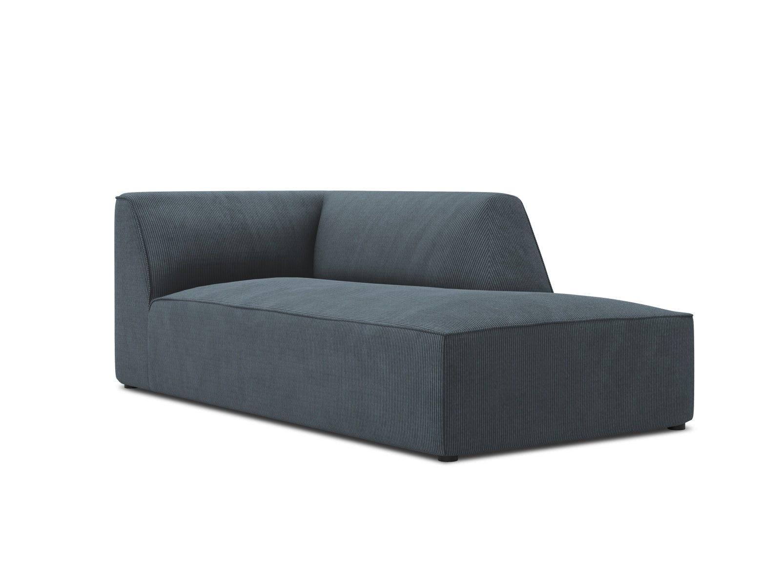 Ruby Sofa Chaise Lounge rechts 1 Sitz in Blue präsentiert im Onlineshop von KAQTU Design AG. L-Sofa rechts ist von Micadoni