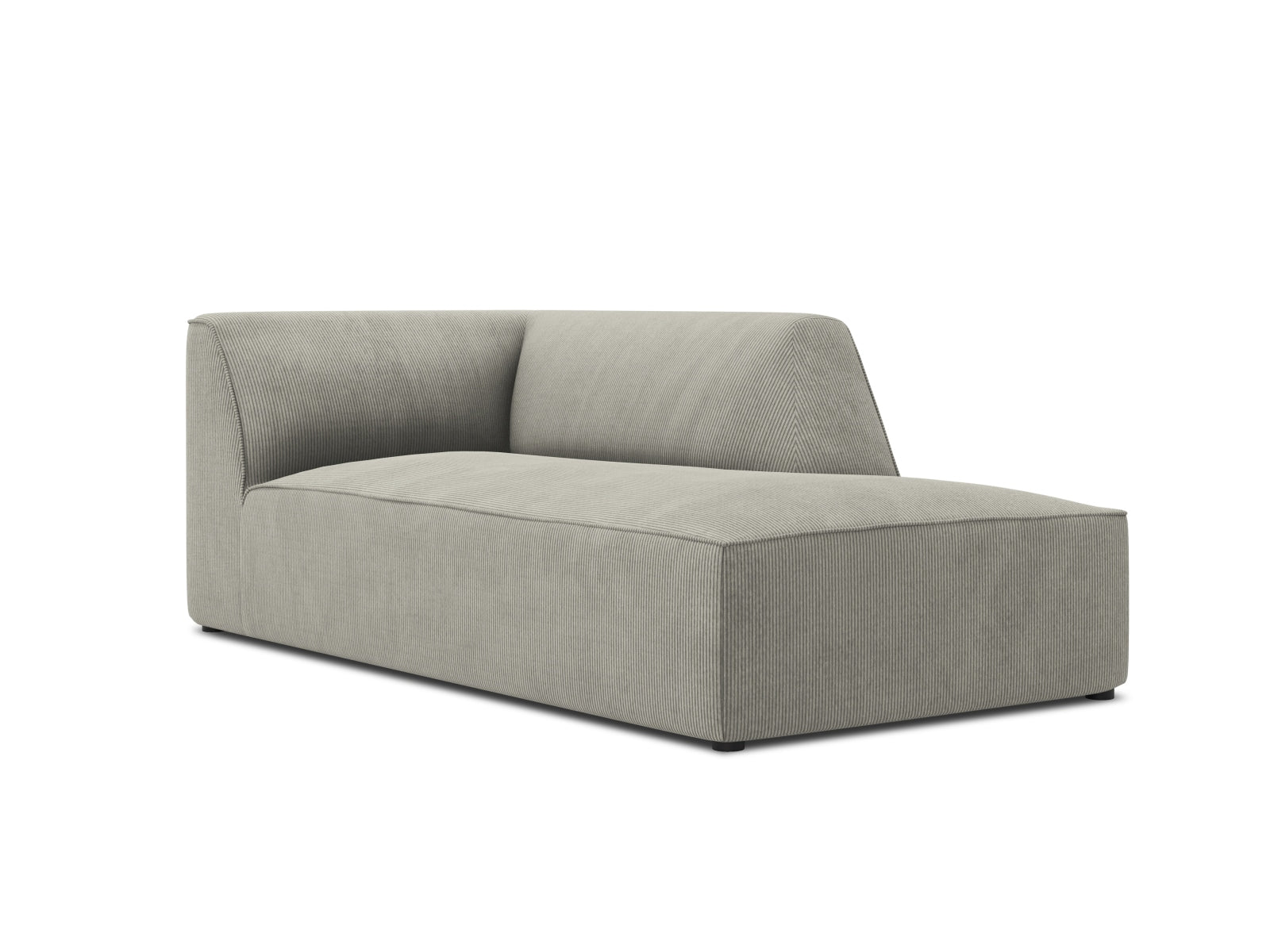 Ruby Sofa Chaise Lounge rechts 1 Sitz in Light Grey präsentiert im Onlineshop von KAQTU Design AG. L-Sofa rechts ist von Micadoni