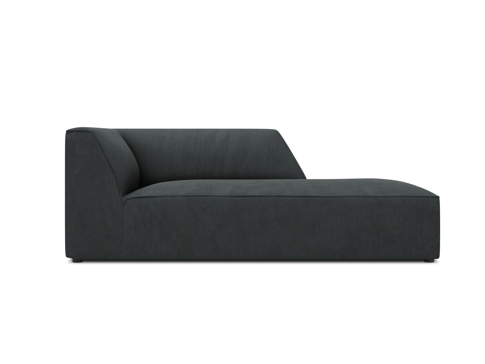 Ruby Sofa Chaise Lounge rechts 1 Sitz in Black präsentiert im Onlineshop von KAQTU Design AG. L-Sofa rechts ist von Micadoni