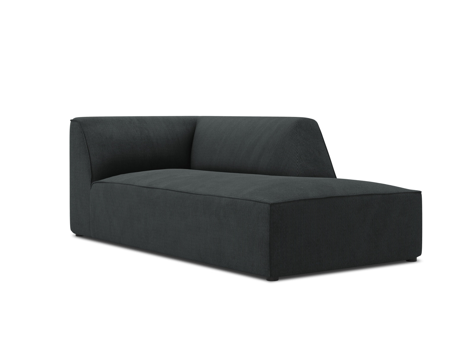 Ruby Sofa Chaise Lounge rechts 1 Sitz in Black präsentiert im Onlineshop von KAQTU Design AG. L-Sofa rechts ist von Micadoni