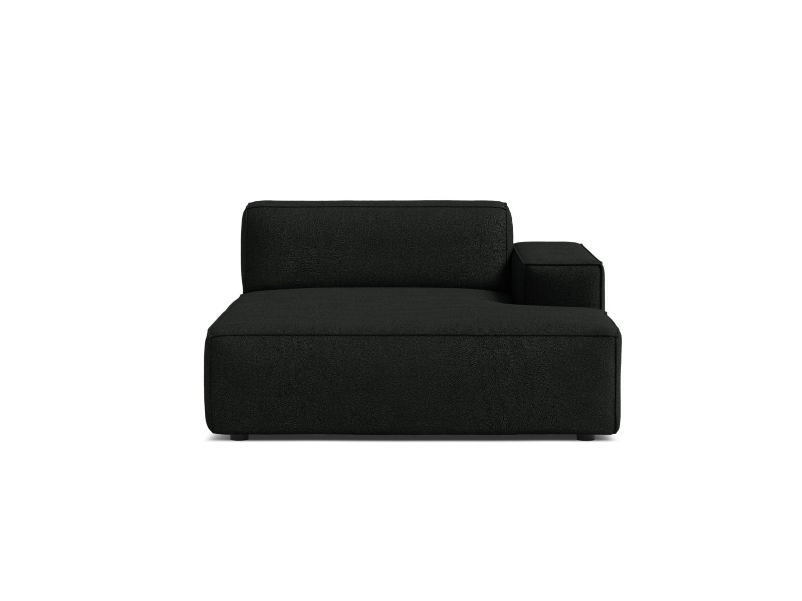 1-Sitzer Chaise Longue Rechts Jodie in Black-Baloo präsentiert im Onlineshop von KAQTU Design AG. Modulares Sofa ist von Micadoni