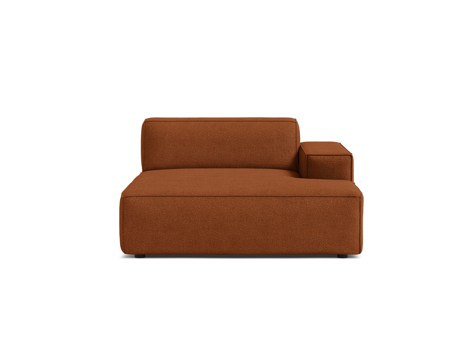 1-Sitzer Chaise Longue Rechts Jodie in Terracotta-Baloo präsentiert im Onlineshop von KAQTU Design AG. Modulares Sofa ist von Micadoni