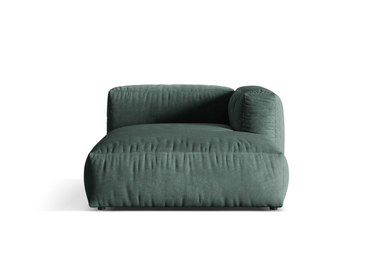Martina Sofa Chaise Lounge rechts 1 Sitz in Petrol-Vogue präsentiert im Onlineshop von KAQTU Design AG. L-Sofa rechts ist von Micadoni