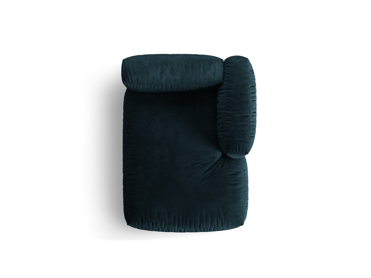 Martina Sofa Chaise Lounge rechts 1 Sitz in Deep Petrol-Vogue präsentiert im Onlineshop von KAQTU Design AG. L-Sofa rechts ist von Micadoni