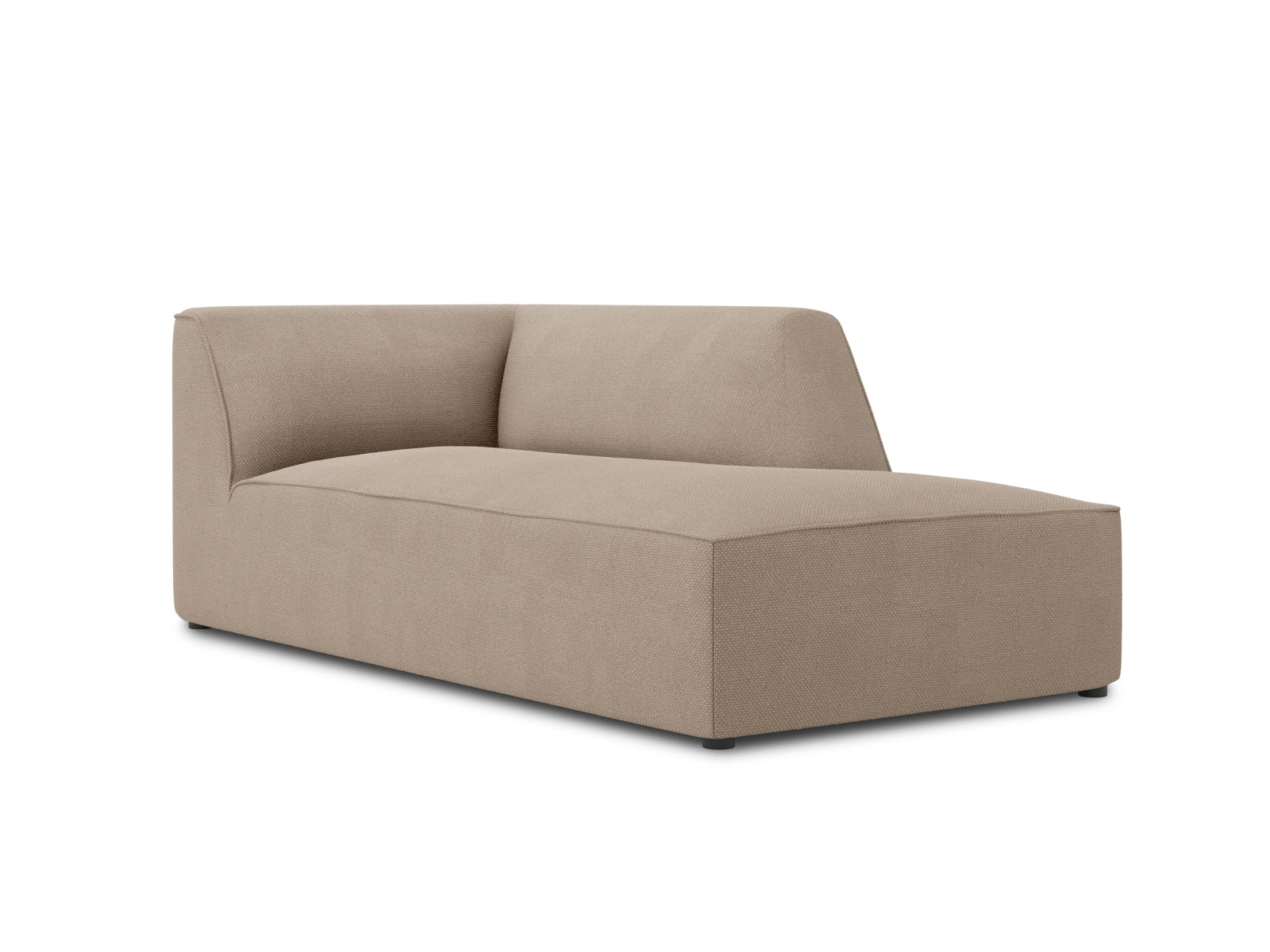 Ruby Sofa Chaise Lounge rechts 1 Sitz in Dark Beige präsentiert im Onlineshop von KAQTU Design AG. L-Sofa rechts ist von Micadoni