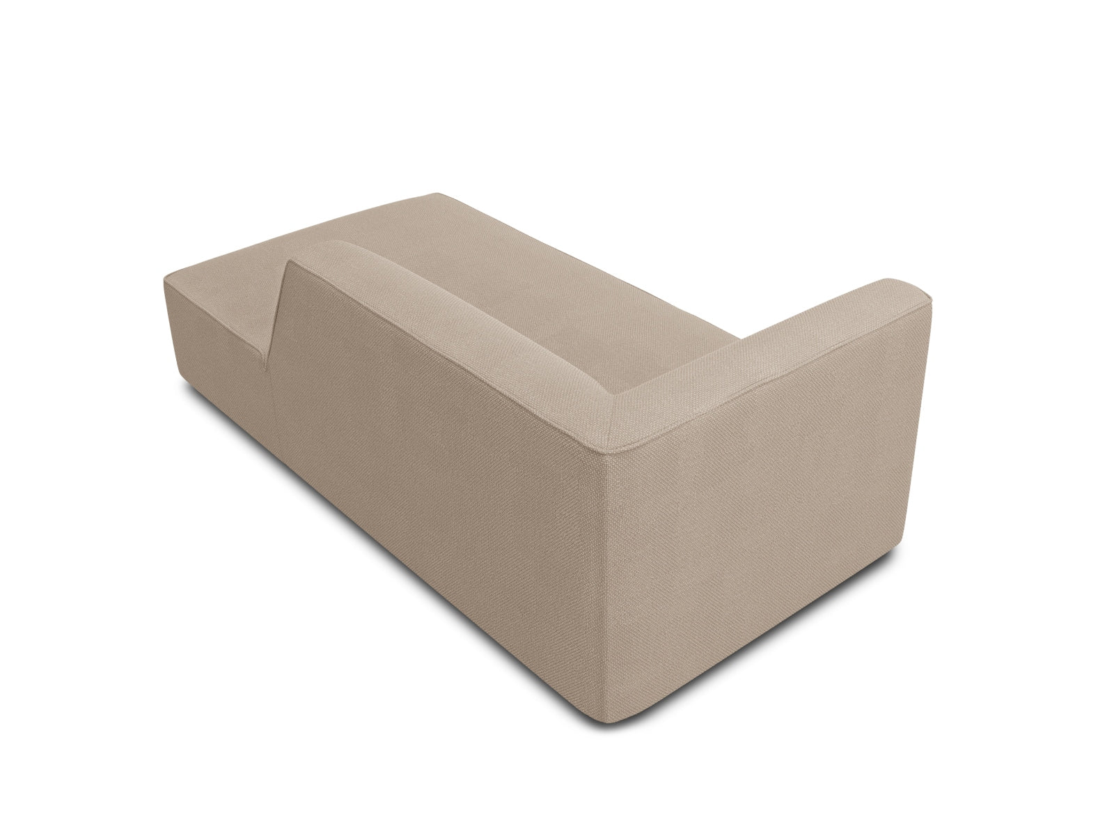 Ruby Sofa Chaise Lounge rechts 1 Sitz in Dark Beige präsentiert im Onlineshop von KAQTU Design AG. L-Sofa rechts ist von Micadoni