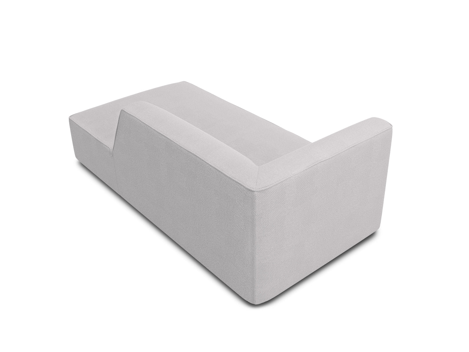 Ruby Sofa Chaise Lounge rechts 1 Sitz in Light Grey präsentiert im Onlineshop von KAQTU Design AG. L-Sofa rechts ist von Micadoni