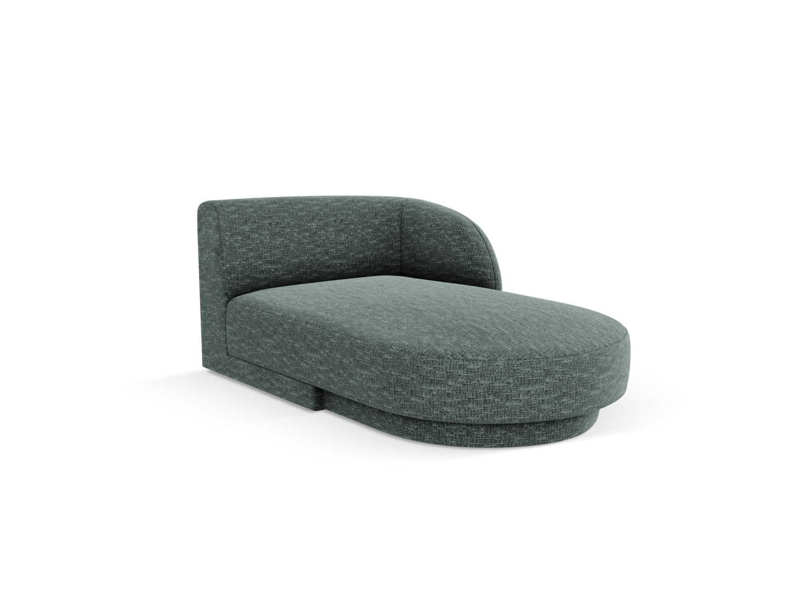Miley Sofa Chaise Lounge rechts 2 Sitzer in Petrol-Haga präsentiert im Onlineshop von KAQTU Design AG. L-Sofa rechts ist von Micadoni
