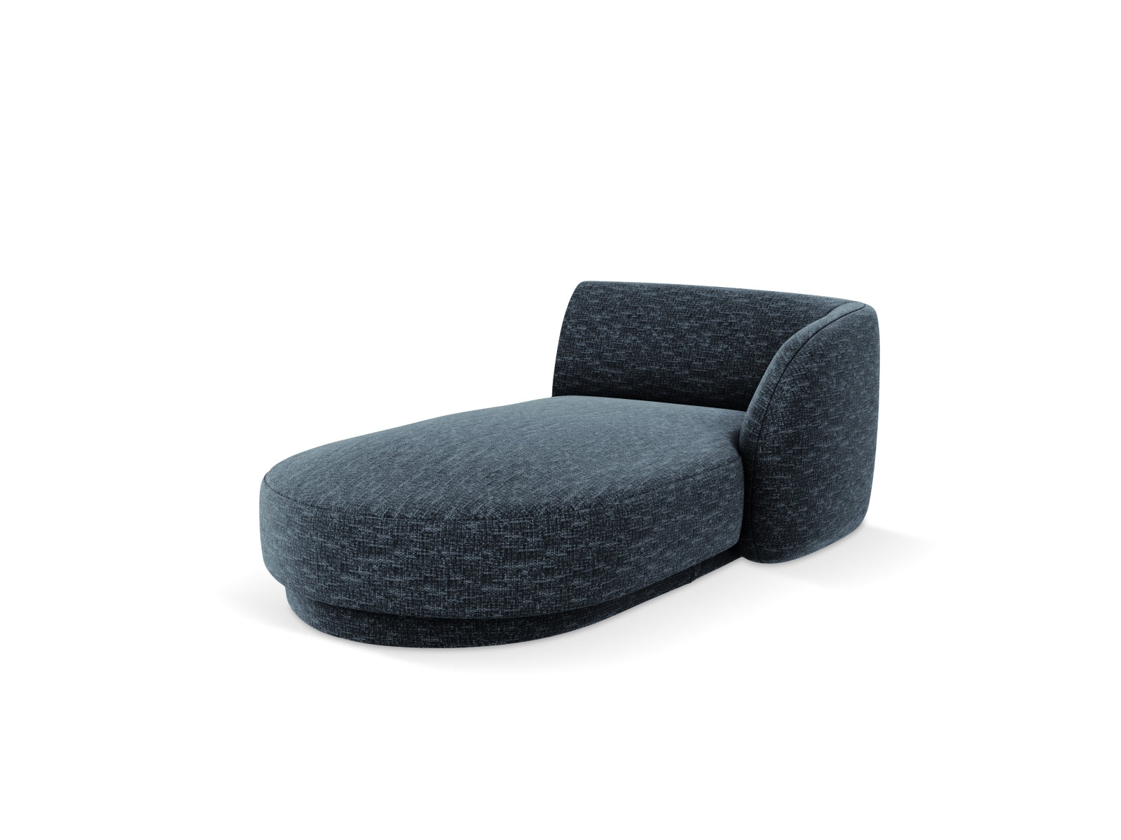 Elegantes Miley Sofa Chaise Lounge rechts, 2-Sitzer in Royal Blue-Haga, ideal für stilvolle Wohnräume. Hochwertige Verarbeitung von Micadoni.