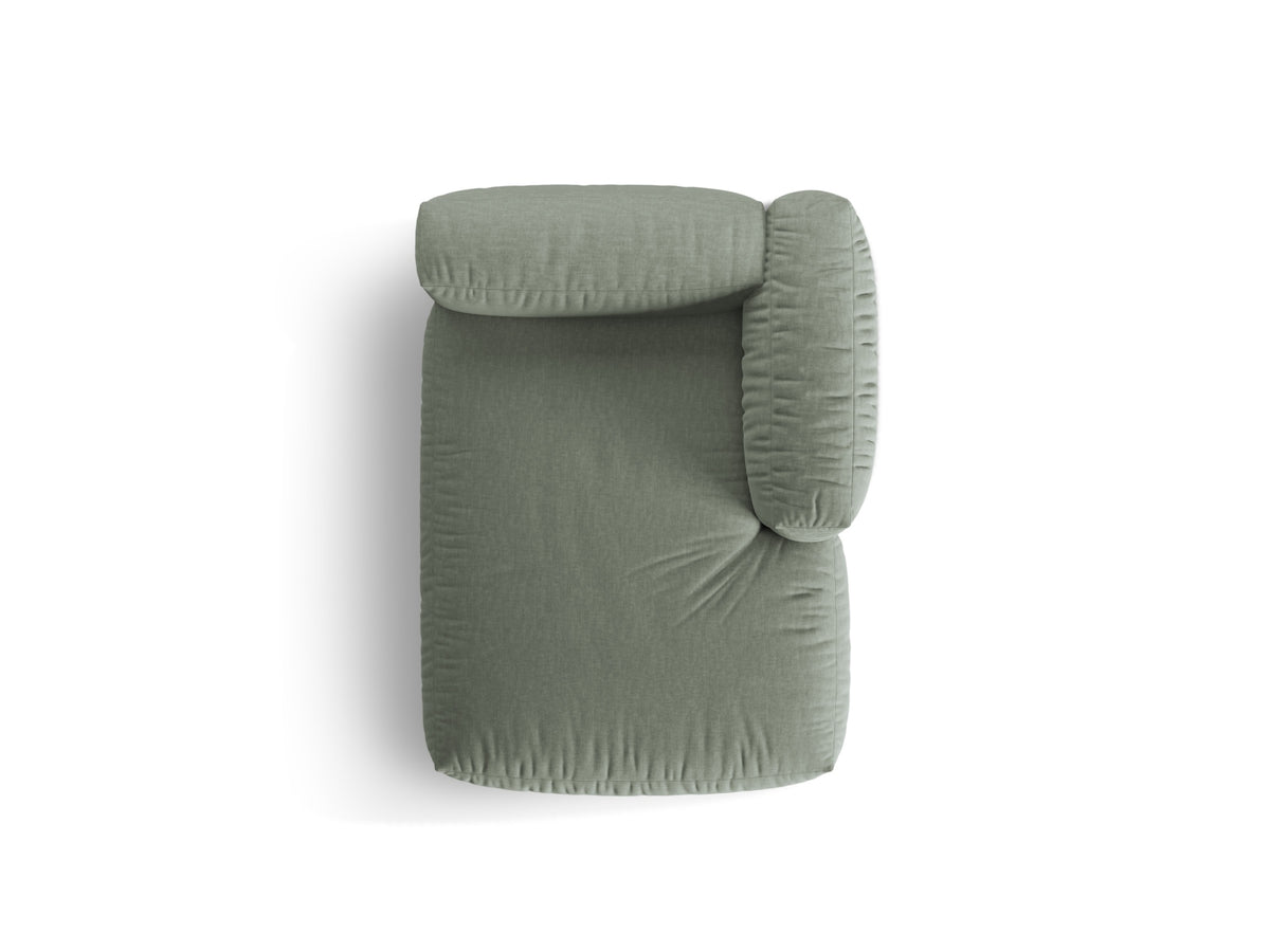 Martina Sofa Chaise Lounge rechts 1 Sitz in Moss Green-Boston präsentiert im Onlineshop von KAQTU Design AG. L-Sofa rechts ist von Micadoni