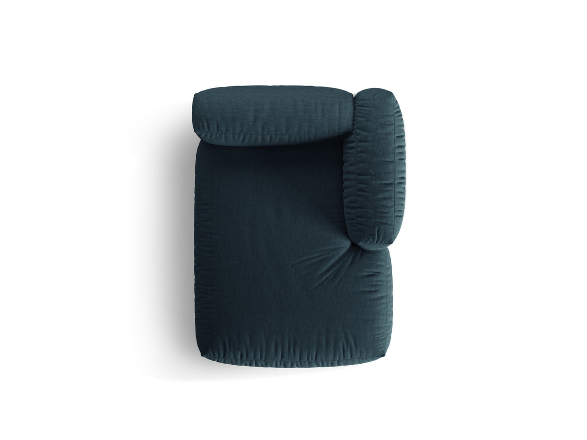 Martina Sofa Chaise Lounge rechts 1 Sitz in Blue Jeans-Boston präsentiert im Onlineshop von KAQTU Design AG. L-Sofa rechts ist von Micadoni