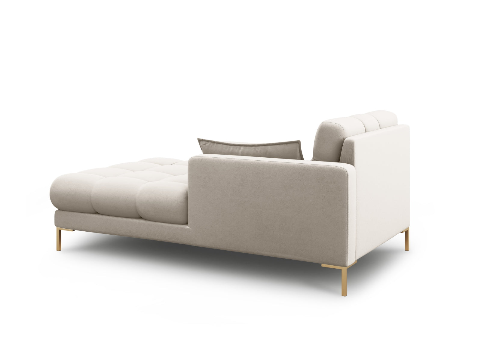 Mamaia Sofa Chaise Lounge rechts 1 Sitz in Beige/Gold präsentiert im Onlineshop von KAQTU Design AG. L-Sofa rechts ist von Micadoni