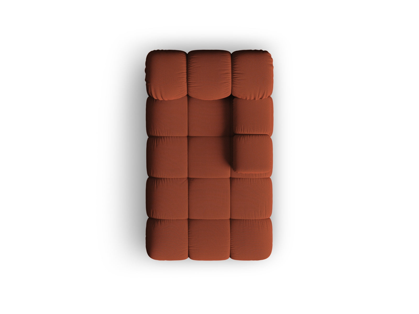 Stylisches Bellis Sofa Chaise Lounge rechts mit 1 Sitz, 94 cm breit, in Brick-Sonic, perfekt für moderne Wohnkonzepte.
