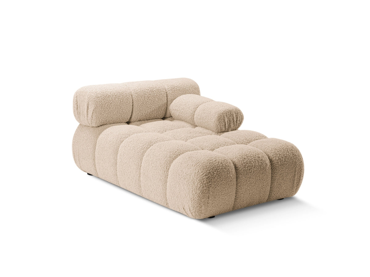 Bellis Boucle Sofa Chaise Lounge rechts 1 Sitz 94cm in Sand-Rolf präsentiert im Onlineshop von KAQTU Design AG. L-Sofa rechts ist von Micadoni