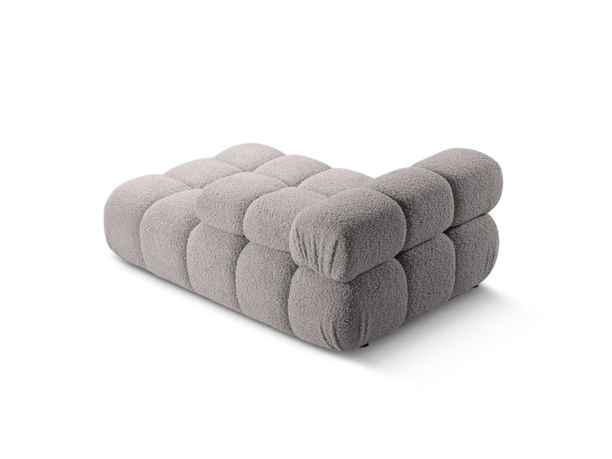Bellis Boucle Sofa Chaise Lounge rechts 1 Sitz 94cm in Light Grey-Rolf präsentiert im Onlineshop von KAQTU Design AG. L-Sofa rechts ist von Micadoni