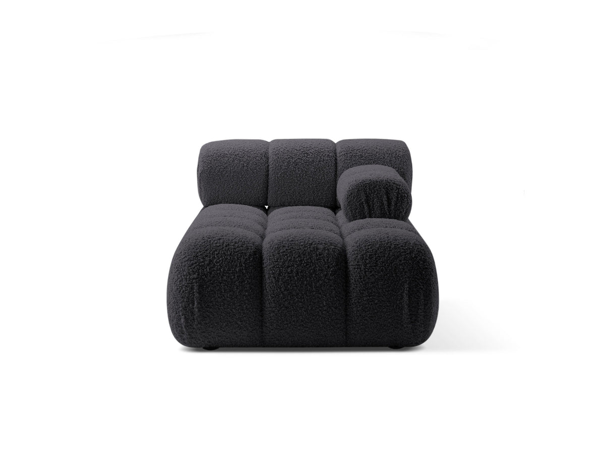 Bellis Boucle Sofa Chaise Lounge rechts 1 Sitz 94cm in Graphite-Rolf präsentiert im Onlineshop von KAQTU Design AG. Modulares Sofa ist von Micadoni