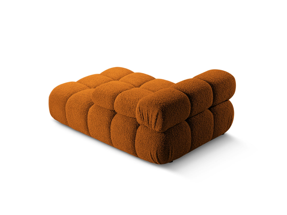 Bellis Boucle Sofa Chaise Lounge rechts 1 Sitz 94cm in Brick-Rolf präsentiert im Onlineshop von KAQTU Design AG. L-Sofa rechts ist von Micadoni