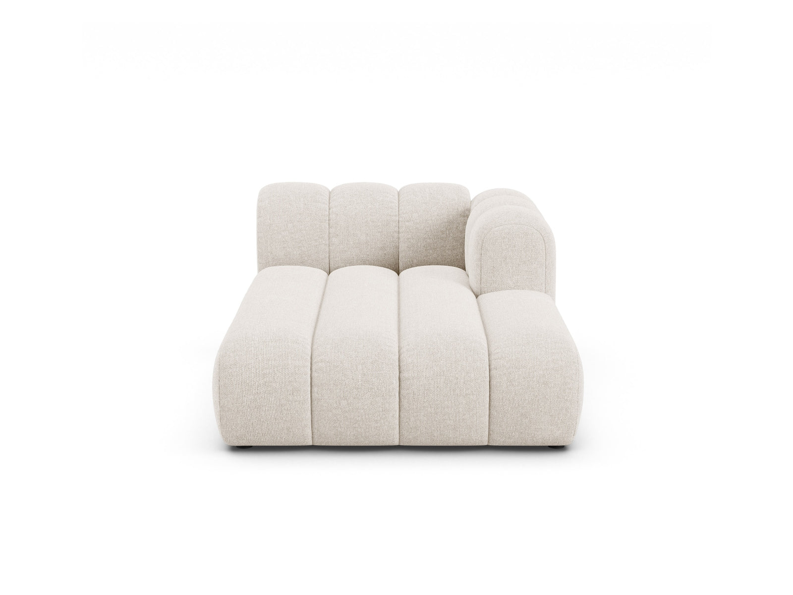 Lupine Chaise Longue rechts 2 Sitzer in Light Beige-Eden präsentiert im Onlineshop von KAQTU Design AG. Modulares Sofa ist von Micadoni