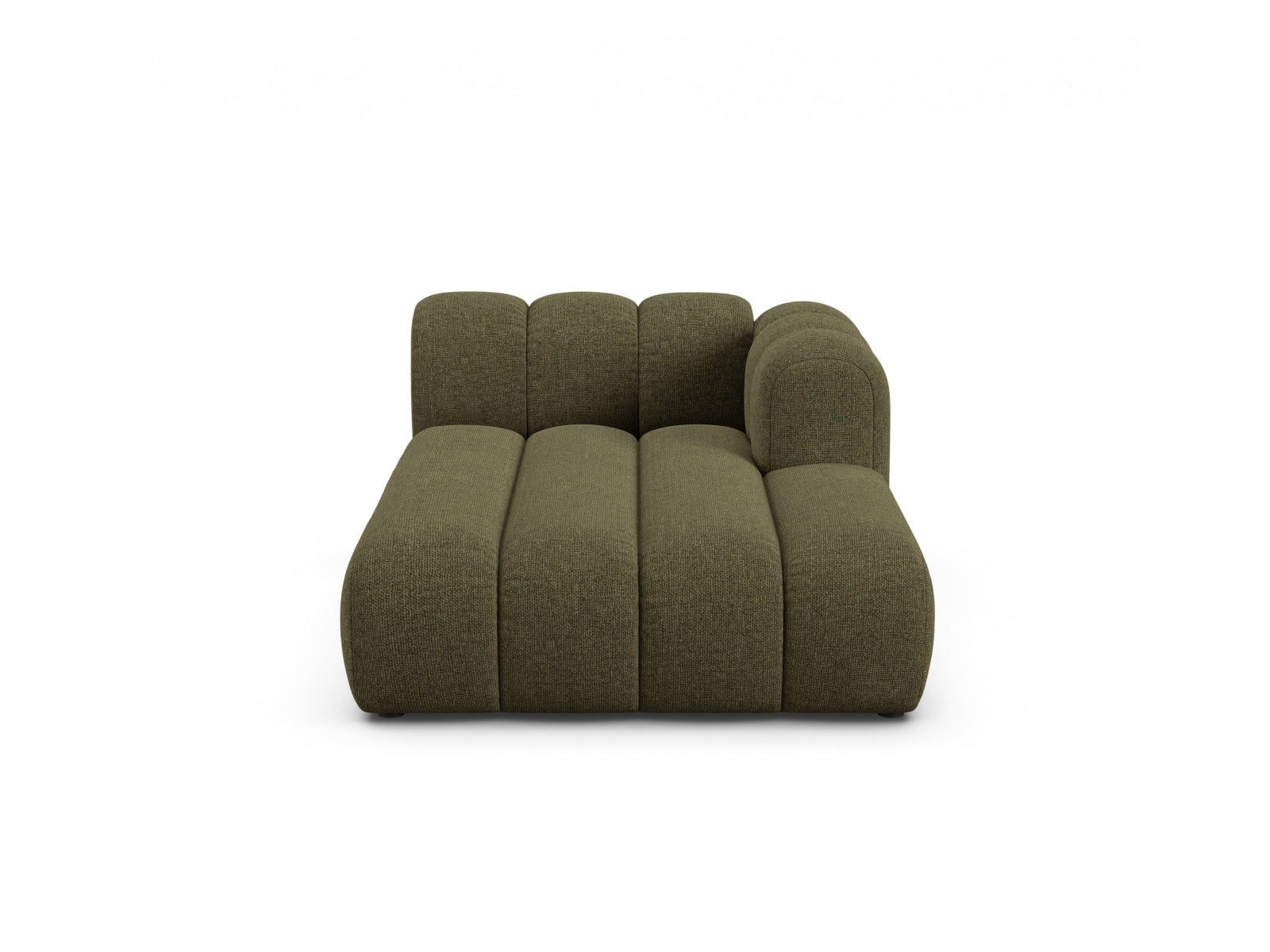 Lupine Chaise Longue rechts 2 Sitzer in Green-Eden präsentiert im Onlineshop von KAQTU Design AG. Modulares Sofa ist von Micadoni