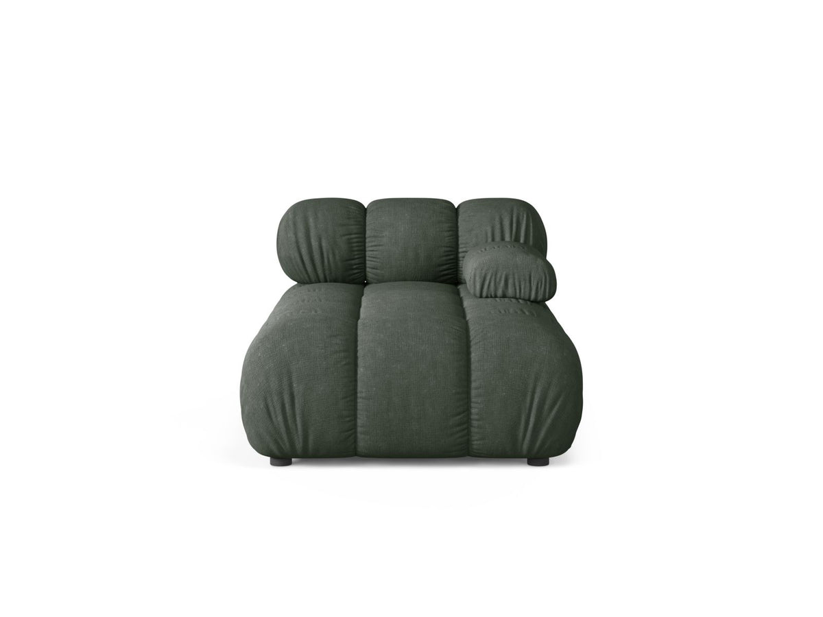 1-Sitzer Chaise Longue rechts Bellis in Moss Green-Liberty präsentiert im Onlineshop von KAQTU Design AG. Modulares Sofa ist von Micadoni