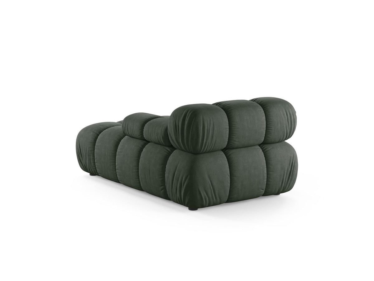 1-Sitzer Chaise Longue rechts Bellis in Moss Green-Liberty präsentiert im Onlineshop von KAQTU Design AG. Modulares Sofa ist von Micadoni