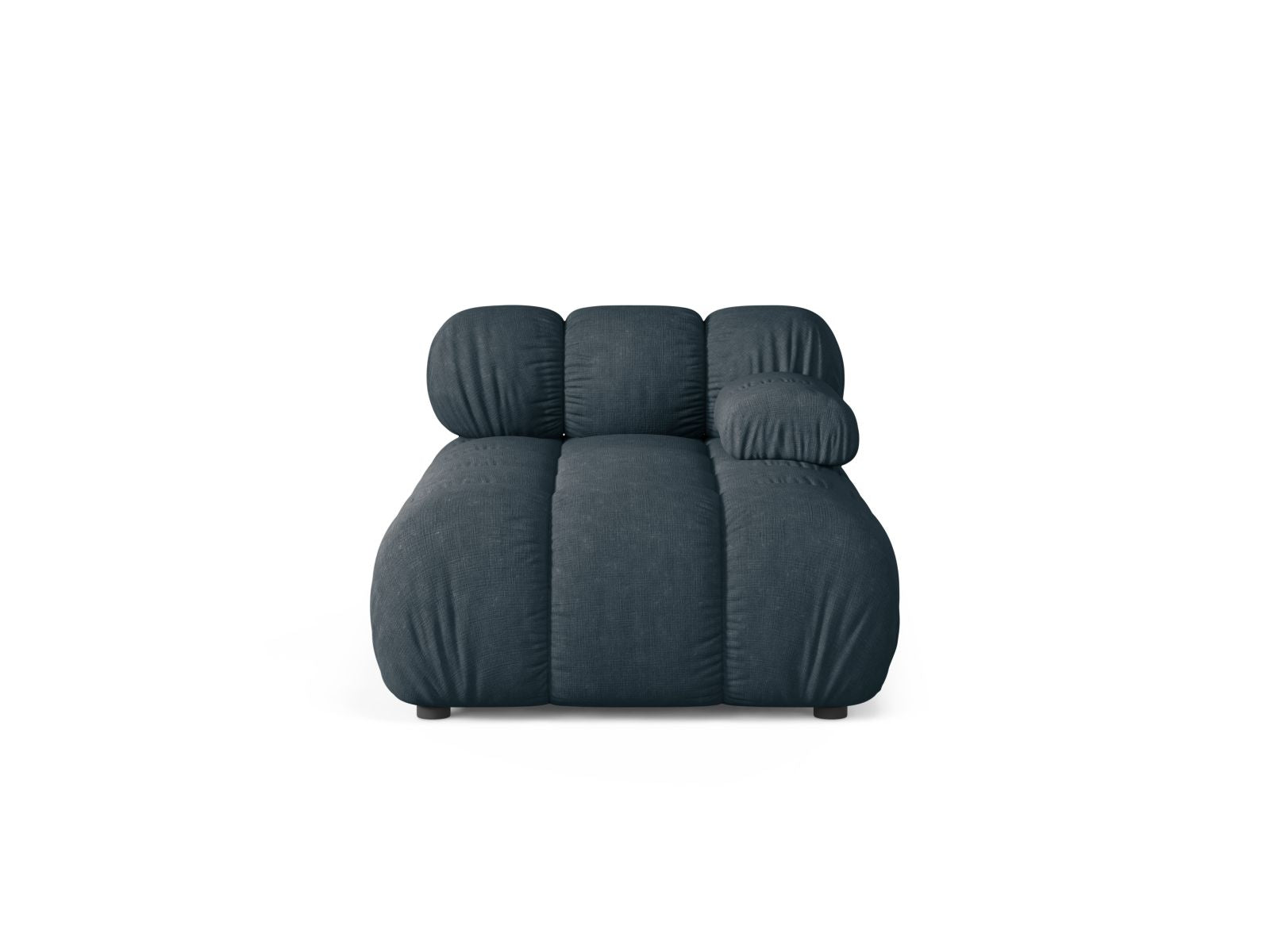 1-Sitzer Chaise Longue rechts Bellis in Deep Petrol-Liberty präsentiert im Onlineshop von KAQTU Design AG. Modulares Sofa ist von Micadoni