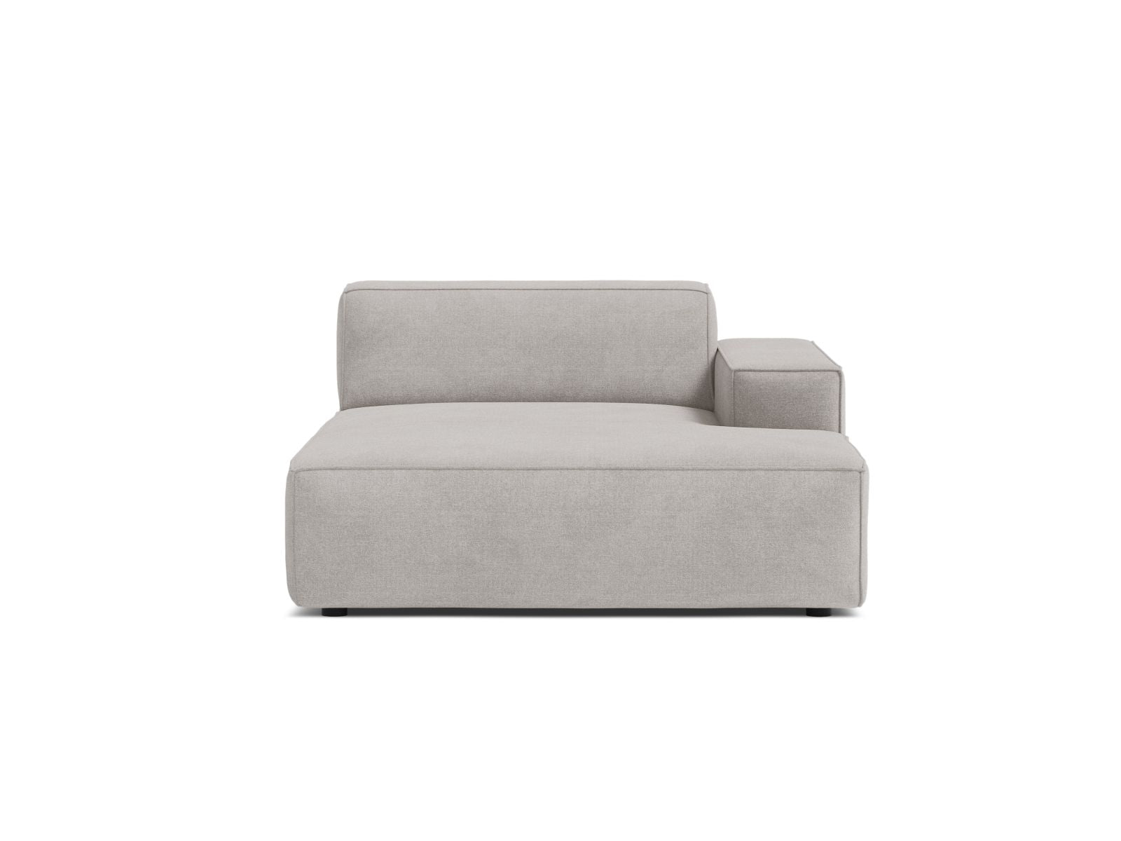 1-Sitzer Chaise Longue Rechts Jodie in Light Grey-Liberty präsentiert im Onlineshop von KAQTU Design AG. Modulares Sofa ist von Micadoni