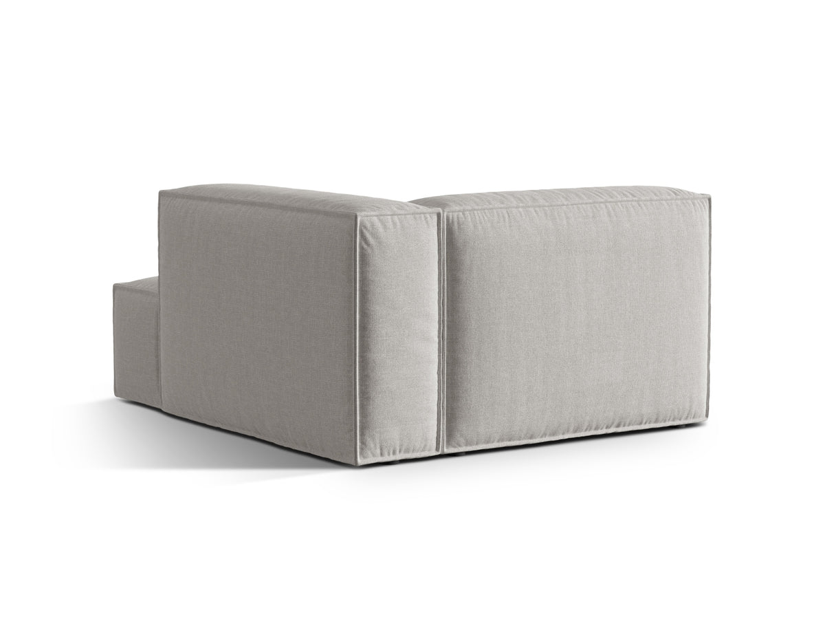 1-Sitzer Modul Chaise Longue Rechts Nuria in Light Grey-Liberty präsentiert im Onlineshop von KAQTU Design AG. Modulares Sofa ist von Micadoni