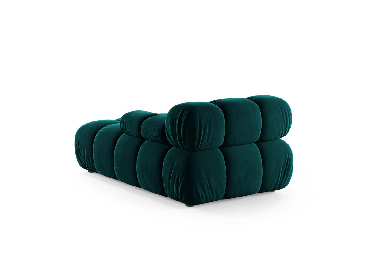 1-Sitzer Chaise Longue rechts Bellis in Deep Petrol-Venus präsentiert im Onlineshop von KAQTU Design AG. Modulares Sofa ist von Micadoni