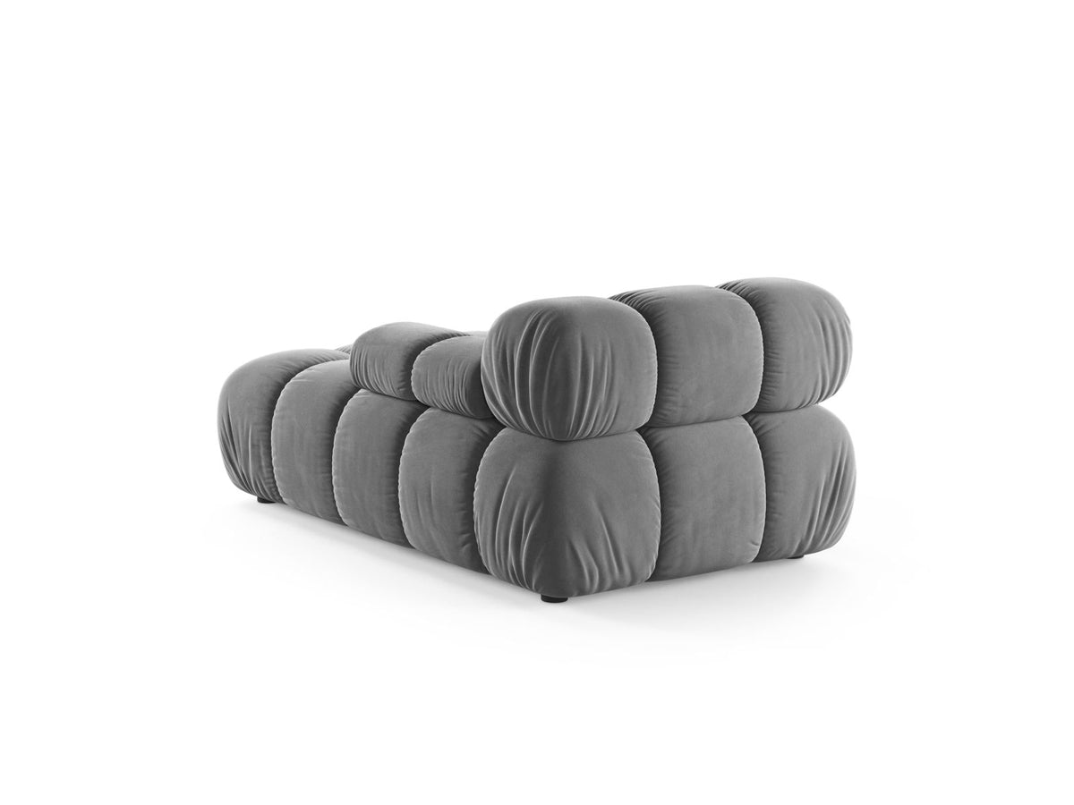 1-Sitzer Chaise Longue rechts Bellis in Light Grey-Venus präsentiert im Onlineshop von KAQTU Design AG. Modulares Sofa ist von Micadoni