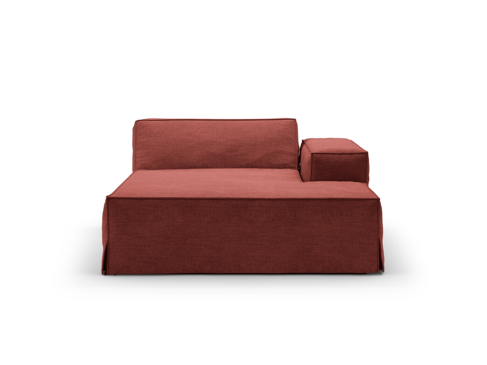 Jodie Modular Chaise Longue rechts  1 Sitzer in Cherrywood präsentiert im Onlineshop von KAQTU Design AG. Modulares Sofa ist von Micadoni