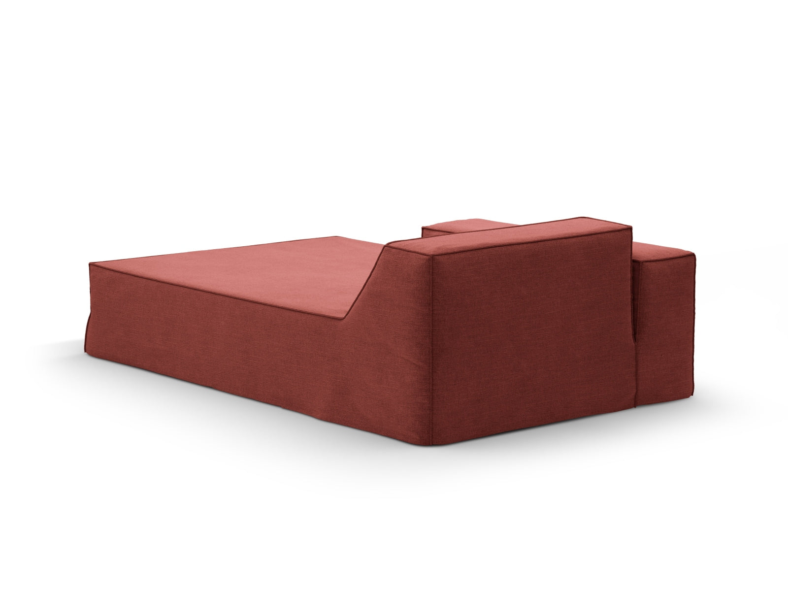 Jodie Modular Chaise Longue rechts  1 Sitzer in Cherrywood präsentiert im Onlineshop von KAQTU Design AG. Modulares Sofa ist von Micadoni