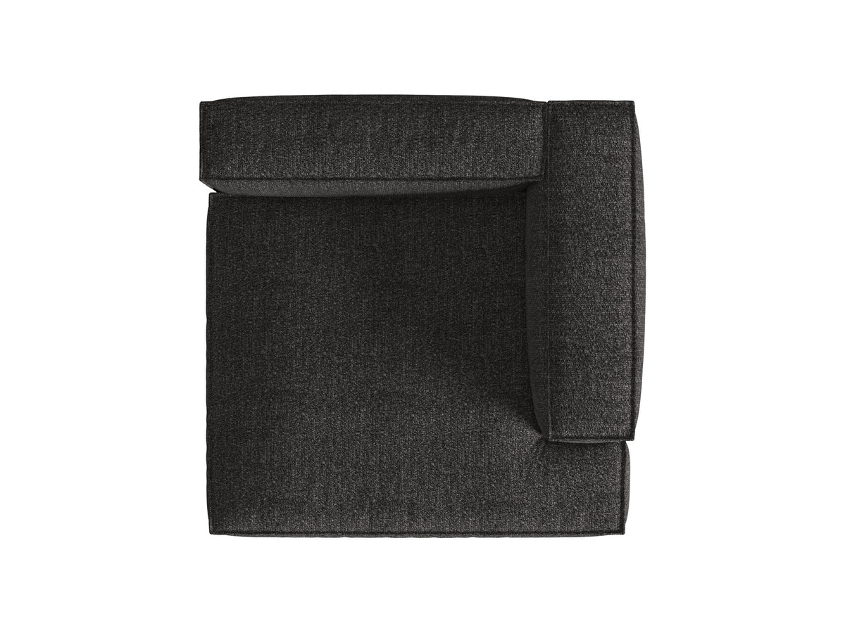 Nuria Boucle Chaise Longue rechts 1 Sitzer in Anthracite-Monet präsentiert im Onlineshop von KAQTU Design AG. Modulares Sofa ist von Micadoni