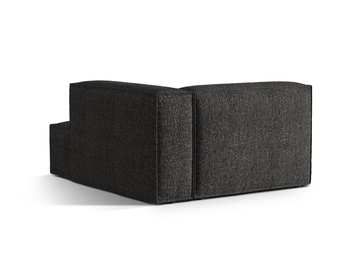 Nuria Boucle Chaise Longue rechts 1 Sitzer in Anthracite-Monet präsentiert im Onlineshop von KAQTU Design AG. Modulares Sofa ist von Micadoni