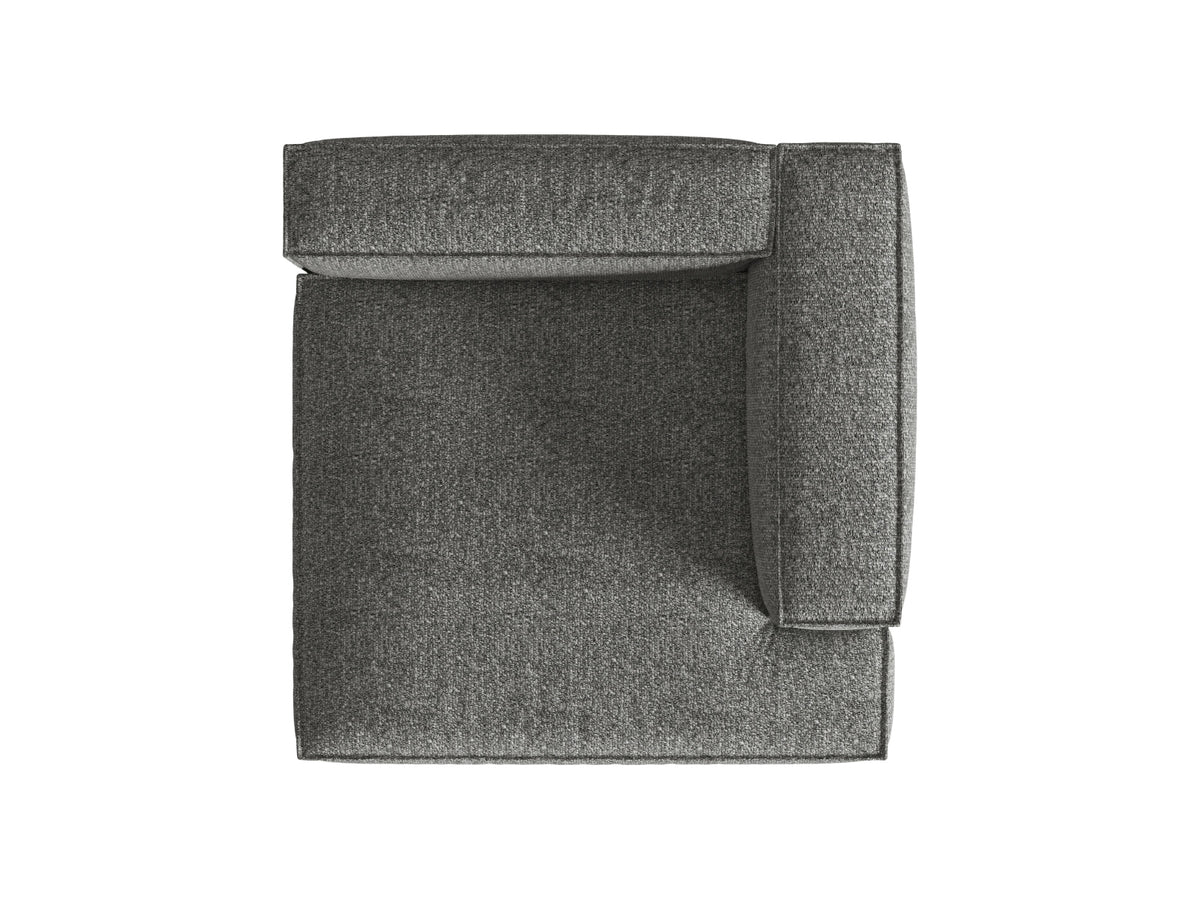 Nuria Boucle Chaise Longue rechts 1 Sitzer in Graphite-Monet präsentiert im Onlineshop von KAQTU Design AG. Modulares Sofa ist von Micadoni