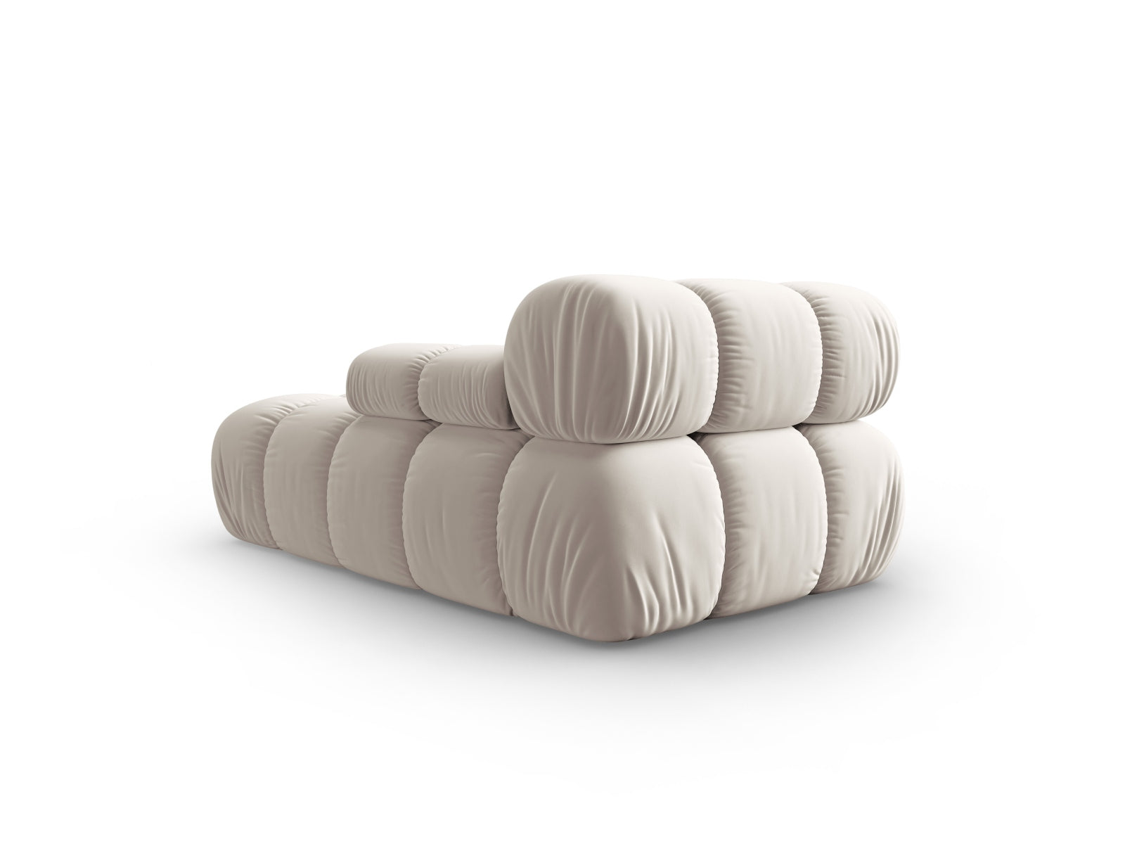 Erleben Sie die exquisite Bellis Velour Chaise Lounge rechts von Micadoni – ein elegantes, komfortables Sofa mit luxuriösem Veloursbezug, perfekt für Ihr Zuhause.