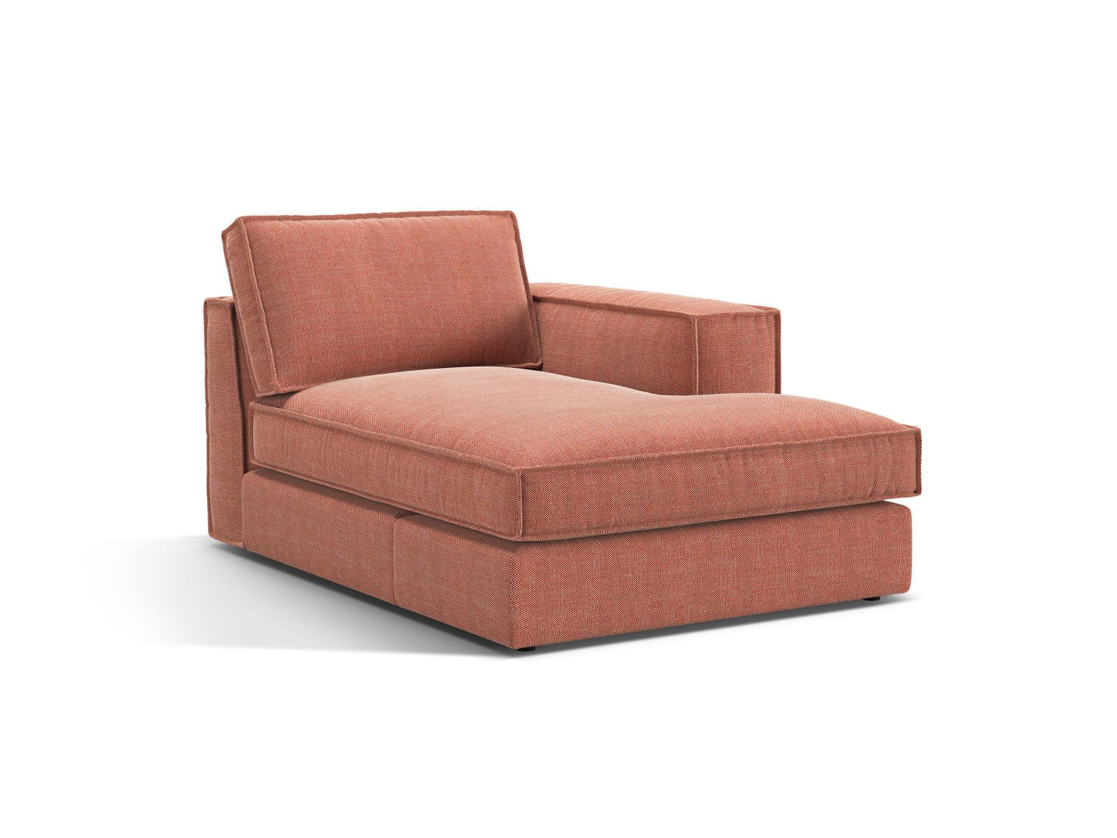 Elegante 1-Sitzer Chaise Longue rechts Pola in stilvollem Design, ideal für moderne Wohnräume und vielseitig kombinierbar.