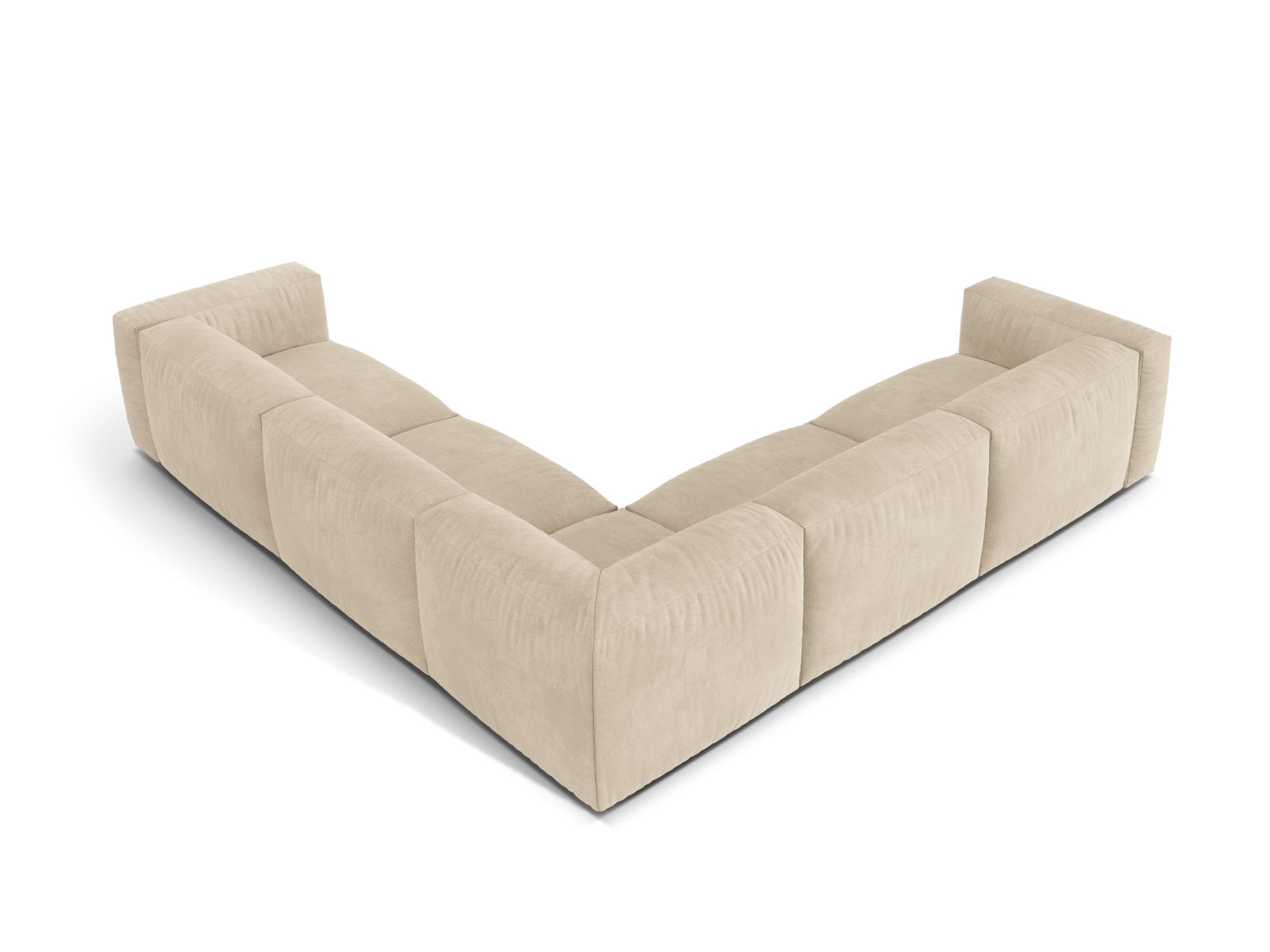 5-Sitzer Modular Ecksofa Symmetric XL Martina in Light Beige-Vogue präsentiert im Onlineshop von KAQTU Design AG. Ecksofa ist von Micadoni