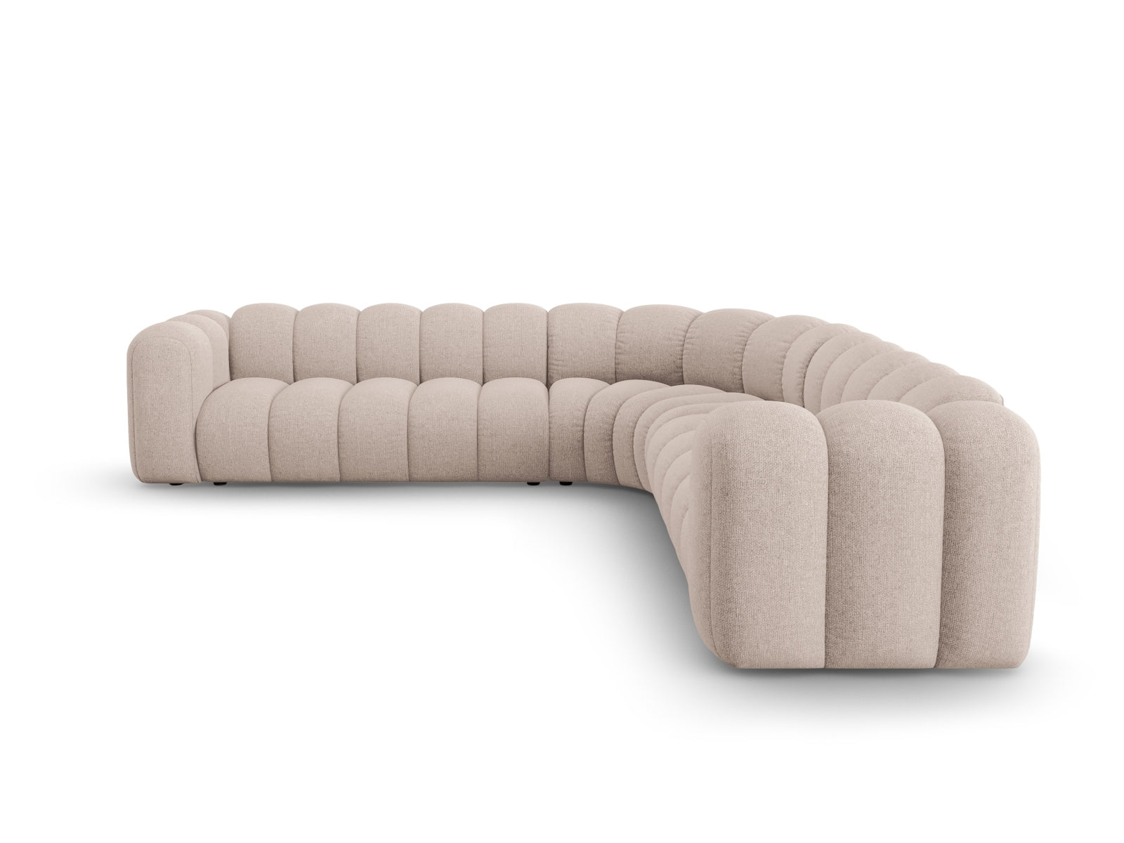 Lupine Modulares Symmetrical Ecksofa 5 Sitzer in Beige präsentiert im Onlineshop von KAQTU Design AG. Ecksofa ist von Micadoni