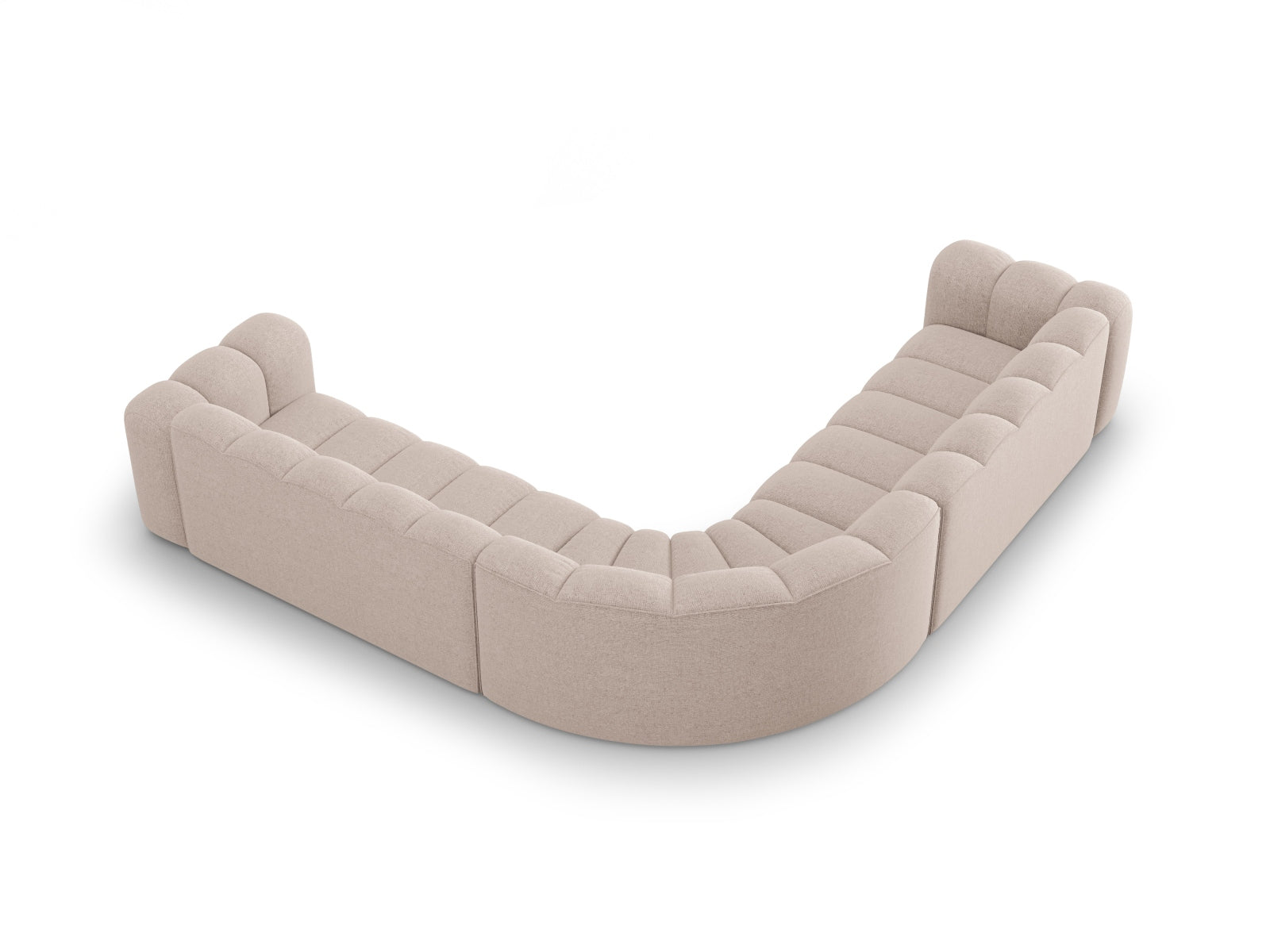 Lupine Modulares Symmetrical Ecksofa 5 Sitzer in Beige präsentiert im Onlineshop von KAQTU Design AG. Ecksofa ist von Micadoni