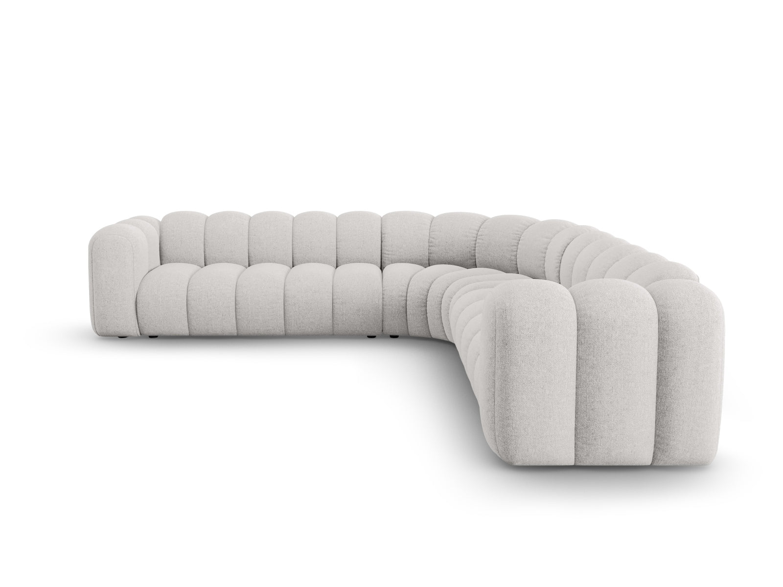 Lupine Modulares Symmetrical Ecksofa 5 Sitzer in Light Grey präsentiert im Onlineshop von KAQTU Design AG. Ecksofa ist von Micadoni